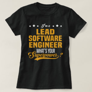 Toonaangevende software engineer t-shirt
