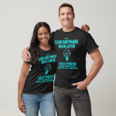 Toonaangevende softwareontwikkelaar - Ik los probl T-shirt (Unisex)