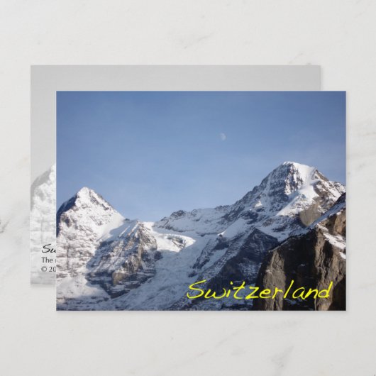 Toonaanschap over de Alpen Briefkaart (Voorkant / Achterkant)