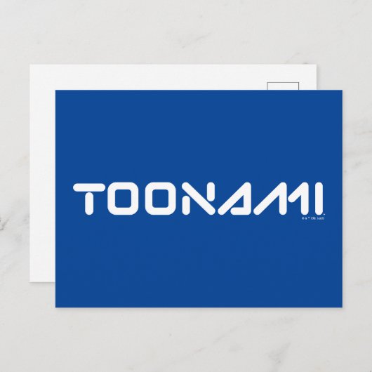 Toonami Digital Font Logo Briefkaart (Voorkant / Achterkant)
