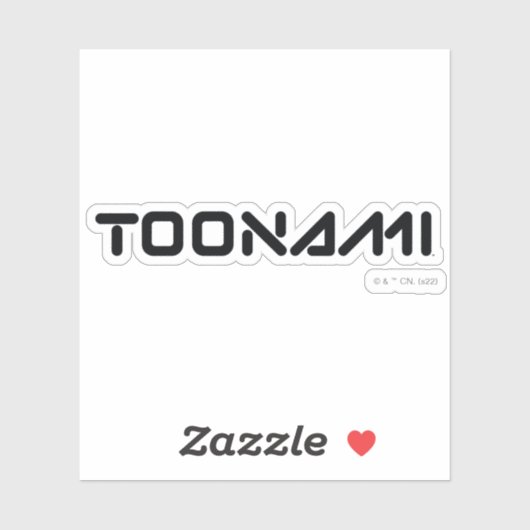 Toonami Digital Font Logo Sticker (Vel)