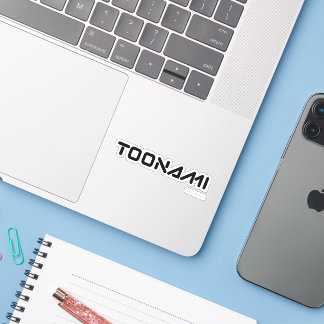 Toonami Digital Font Logo Sticker