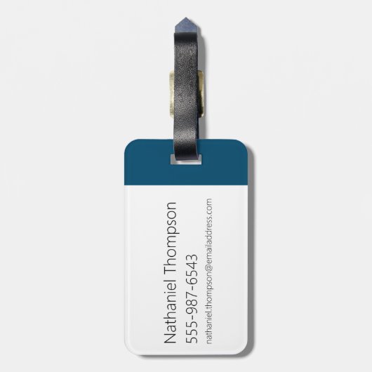 Toonami Futuristic Font Logo Bagagelabel (Achterkant verticaal)