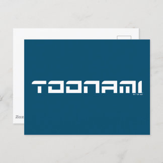 Toonami Futuristic Font Logo Briefkaart