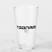 Toonami Futuristic Font Logo Glas (Voorkant)