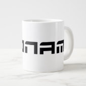 Toonami Futuristic Font Logo Grote Koffiekop (Voorkant rechts)