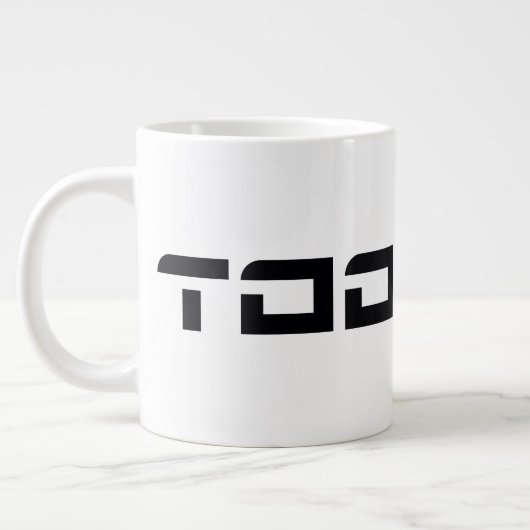 Toonami Futuristic Font Logo Grote Koffiekop (Links)
