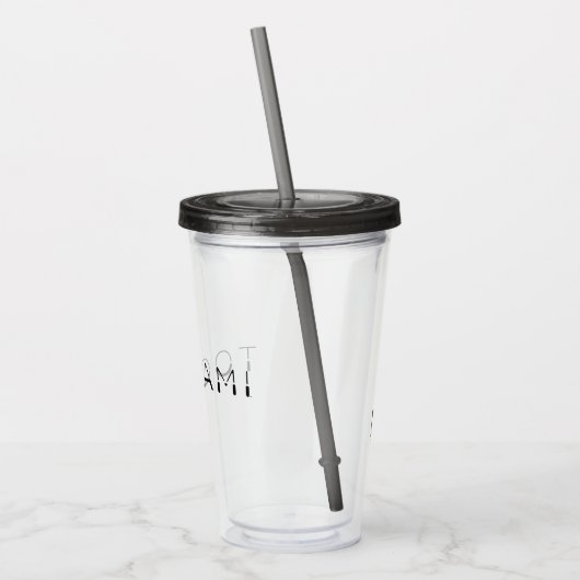 Toonami Split Font Logo Acryl Drinkbeker (Links)