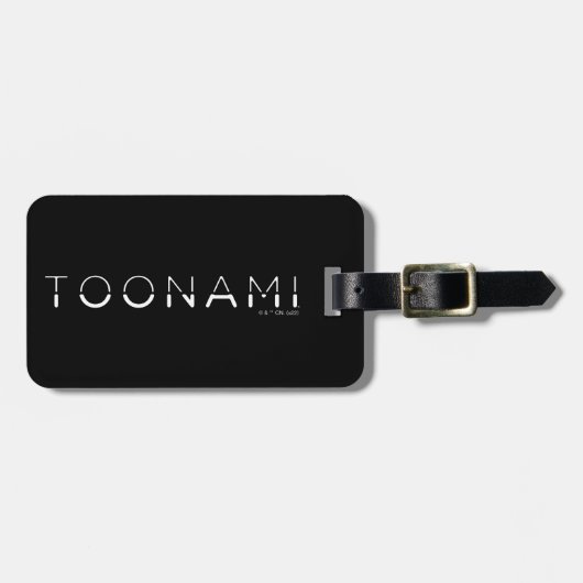 Toonami Split Font Logo Bagagelabel (Voorkant horizontaal)