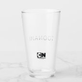 Toonami Split Font Logo Glas (Achterkant)