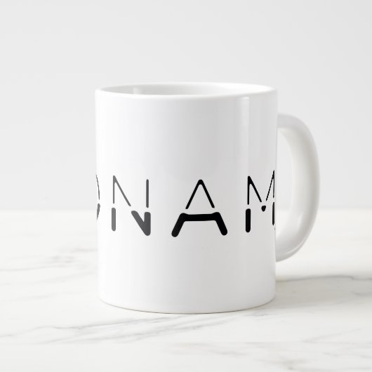 Toonami Split Font Logo Grote Koffiekop (Voorkant rechts)