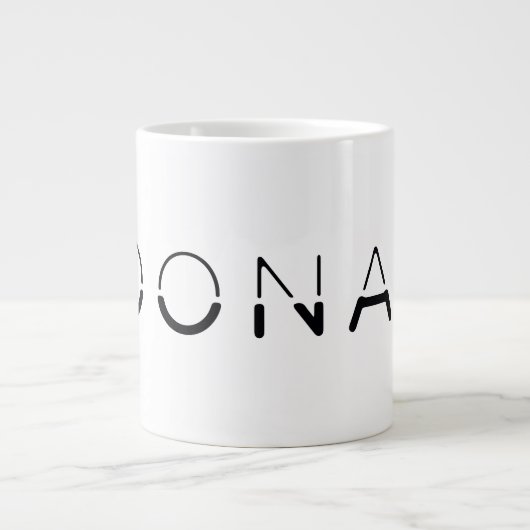 Toonami Split Font Logo Grote Koffiekop (Voorkant)