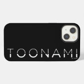 Toonami Split Font Logo iPhone Hoesje (Achterkant horizontaal)