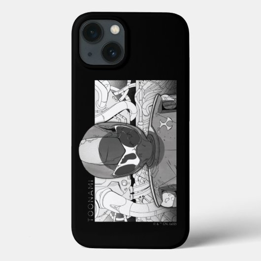 Toonami TOM 5 Countdown Comic Bumper Case-Mate iPhone Case (Achterkant)