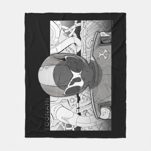 Toonami TOM 5 Countdown Comic Bumper Fleece Deken (Voorkant)