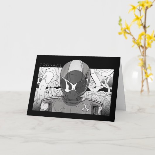 Toonami TOM 5 Countdown Comic Bumper Kaart (Gele Bloem)