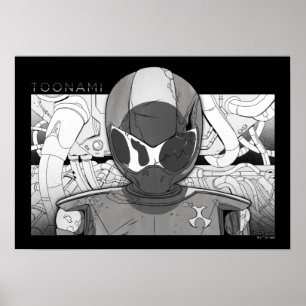 Toonami TOM 5 Countdown Comic Bumper Poster