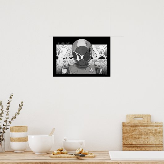 Toonami TOM 5 Countdown Comic Bumper Poster (Keuken)