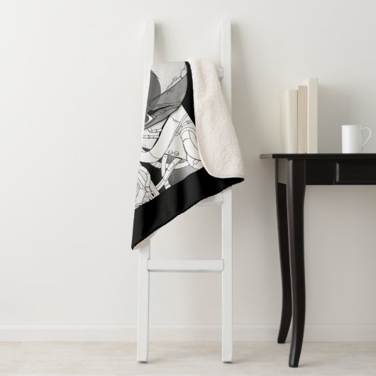 Toonami TOM 5 Countdown Comic Bumper Sherpa Deken (In situ)