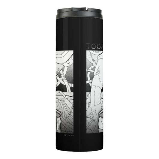 Toonami TOM 5 Countdown Comic Bumper Thermosbeker (Achterkant)