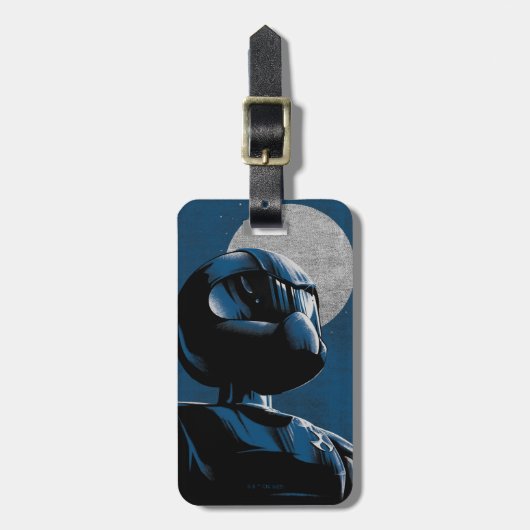 Toonami TOM 5 maanlicht grafisch Bagagelabel (Voorkant verticaal)