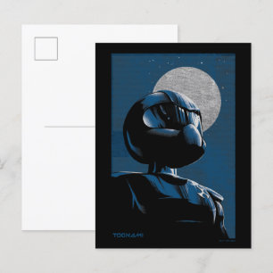 Toonami TOM 5 maanlicht grafisch Briefkaart