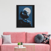 Toonami TOM 5 maanlicht grafisch Canvas Afdruk (Insitu (Woonkamer))