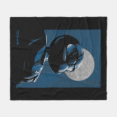 Toonami TOM 5 maanlicht grafisch Fleece Deken (Voorkant (Horizontaal))