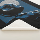 Toonami TOM 5 maanlicht grafisch Sherpa Deken (3/4)