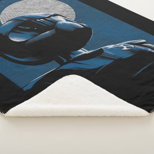 Toonami TOM 5 maanlicht grafisch Sherpa Deken (3/4)