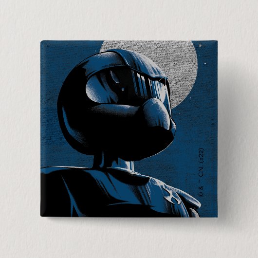 Toonami TOM 5 maanlicht grafisch Vierkante Button 5,1 Cm (Voorkant)