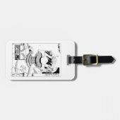 Toonami TOM 5 & SARA Comic Style Bumper Bagagelabel (Voorkant horizontaal)