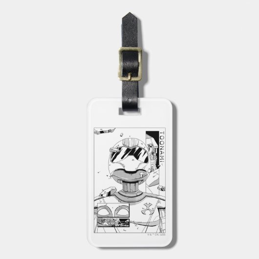 Toonami TOM 5 & SARA Comic Style Bumper Bagagelabel (Voorkant verticaal)