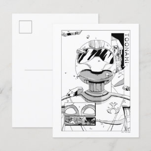 Toonami TOM 5 & SARA Comic Style Bumper Briefkaart