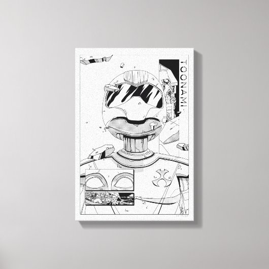 Toonami TOM 5 & SARA Comic Style Bumper Canvas Afdruk (Voorkant)