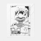 Toonami TOM 5 & SARA Comic Style Bumper Fleece Deken (Voorkant)