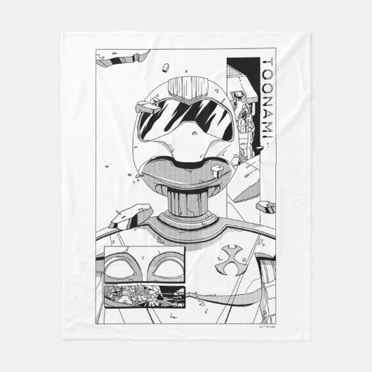 Toonami TOM 5 & SARA Comic Style Bumper Fleece Deken (Voorkant)