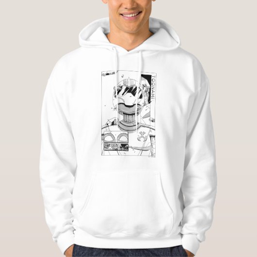 Toonami TOM 5 & SARA Comic Style Bumper Hoodie (Voorkant)