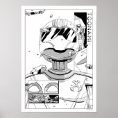 Toonami TOM 5 & SARA Comic Style Bumper Poster (Voorkant)