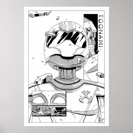 Toonami TOM 5 & SARA Comic Style Bumper Poster (Voorkant)