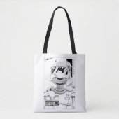 Toonami TOM 5 & SARA Comic Style Bumper Tote Bag (Voorkant)