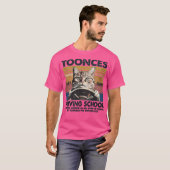Toonces Driving School Est. 1989 - The Driving Cat T-shirt (Voorkant volledig)