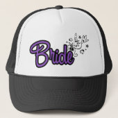 ToonDoveBridePurp Trucker Pet (Voorkant)