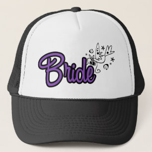 ToonDoveBridePurp Trucker Pet