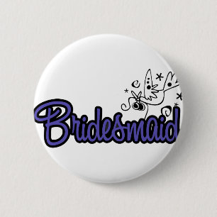 ToonDoveBridesmaidInd Ronde Button 5,7 Cm