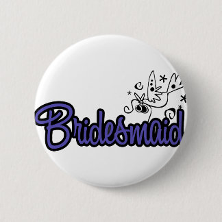 ToonDoveBridesmaidInd Ronde Button 5,7 Cm