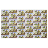 Toonerville Trolley Stof (Fat Quarter)