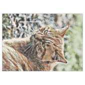toonkat tafelkleed (Voorkant (Horizontaal))