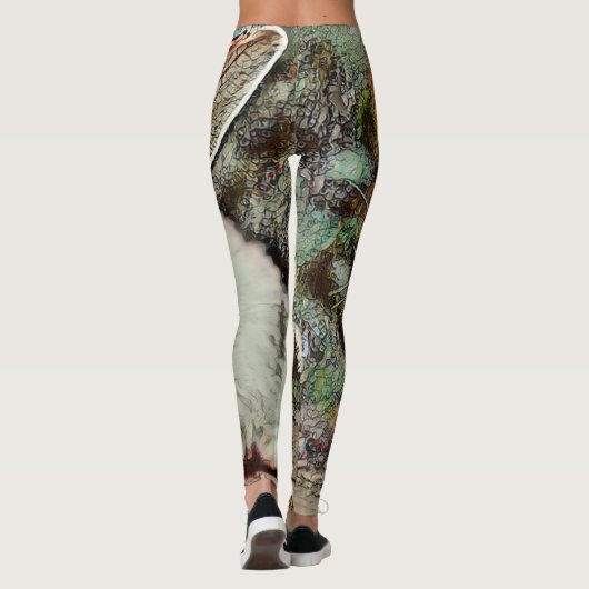 toonkonijntje leggings (Achterkant)