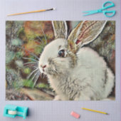 toonkonijntje tissuepapier (Craft)